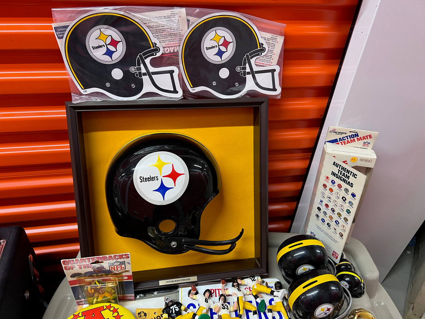 Vintage Pittsburgh Steelers Collectibles and Decor Lot Sell My