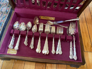 Community Silver Plated Flatware Lot- Service for 12