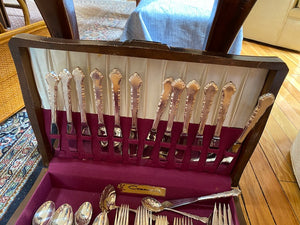 Community Silver Plated Flatware Lot- Service for 12