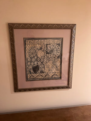 Ren-Wil Framed Print, Giraffes
