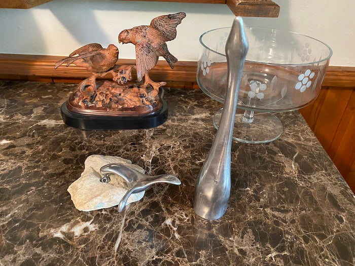 2 Hoselton Canada Aluminum Sculptures
