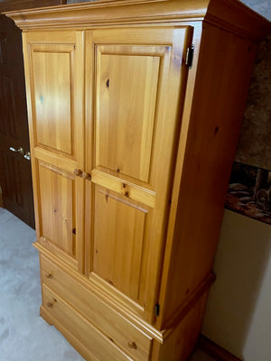 Pine Wood Armoire