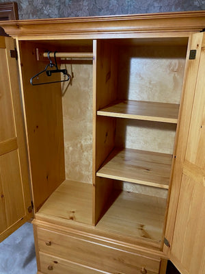 Pine Wood Armoire