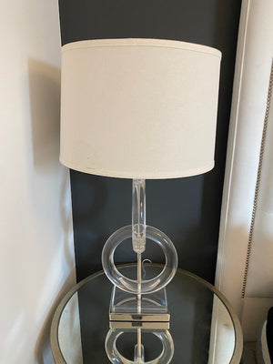 Pair of Whorls Lucite Table Lamps, from Plantation Design