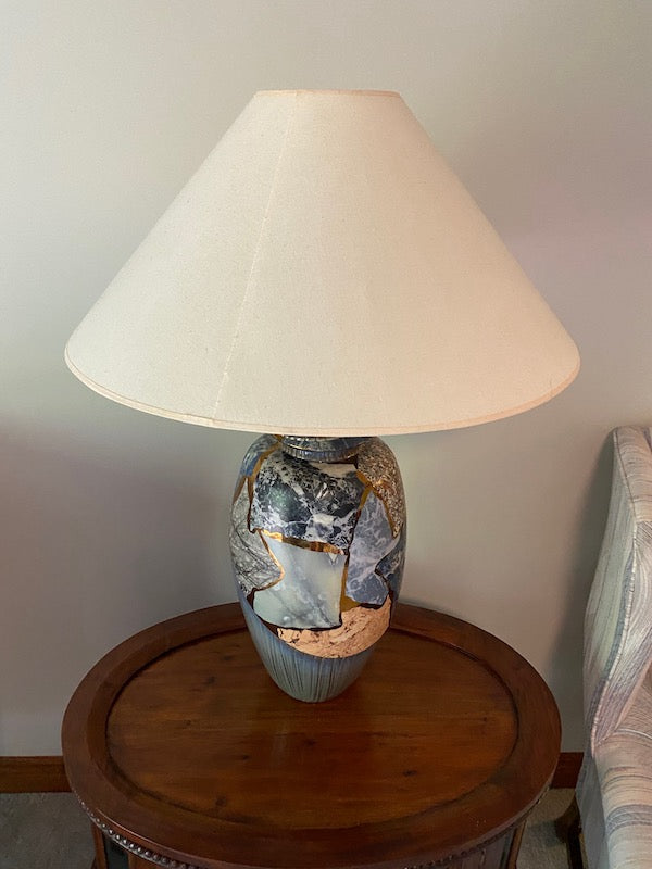 Abstract Vase Table Lamp- Made in Spain