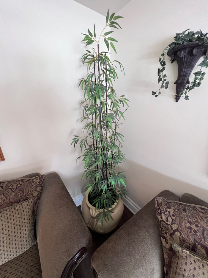 Faux Tree with Planter