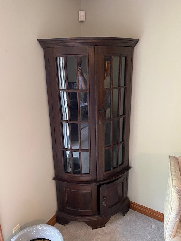 Corner Curio Cabinet