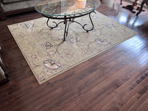 Bellisimo Milano Collection Beige 100% Polypropylene Rug- 5x7