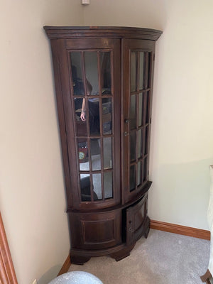 Corner Curio Cabinet
