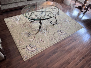 Bellisimo Milano Collection Beige 100% Polypropylene Rug- 5x7