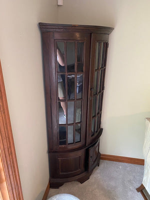 Corner Curio Cabinet