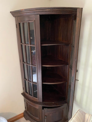 Corner Curio Cabinet