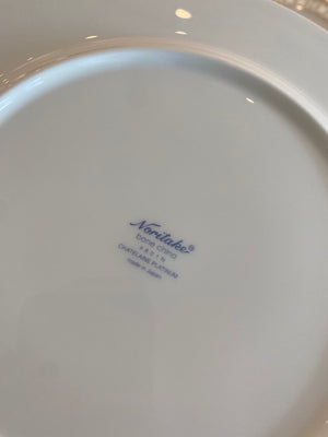 20 Noritake Chatelaine Platinum Plates