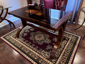 Glass Top Desk, with 1 Drawer