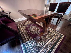 Glass Top Desk, with 1 Drawer
