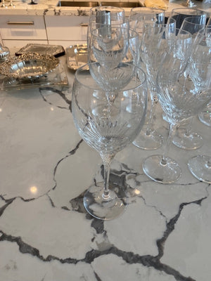 16 Atlantis "Cello" Crystal Wine Glasses