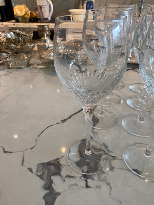 16 Atlantis "Cello" Crystal Wine Glasses