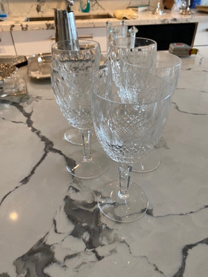 16 Atlantis "Cello" Crystal Wine Glasses