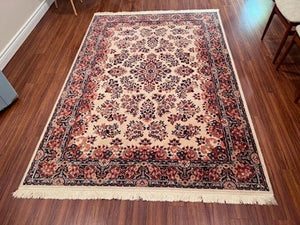100% Wool Rug- 8ft x 5.5ft