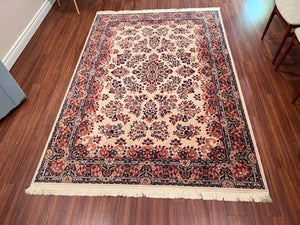100% Wool Rug- 8ft x 5.5ft