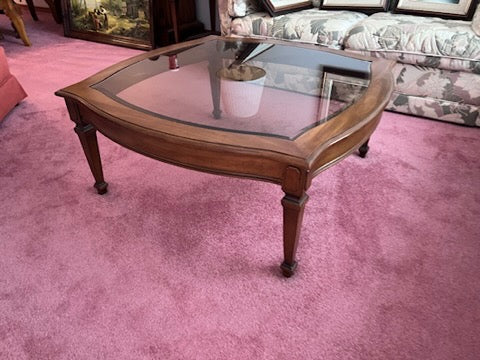 Wood & Glass Coffee Table