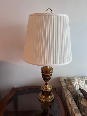 Pair of Brass Table Lamps