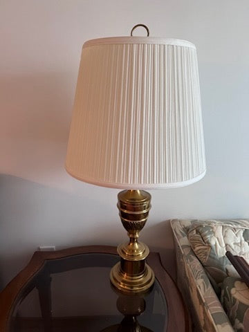 Pair of Brass Table Lamps