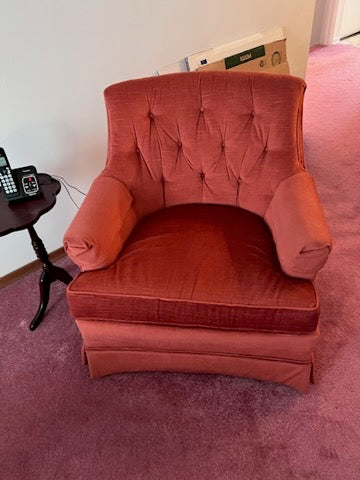 Vintage Drexel Heritage Upholstered Armchair