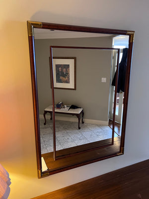 'Windsor Decor of Canada' Double Wood Frame Mirror