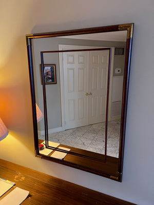 'Windsor Decor of Canada' Double Wood Frame Mirror