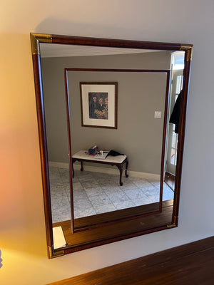 'Windsor Decor of Canada' Double Wood Frame Mirror