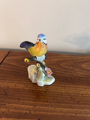 Royal Adderley Blue Tit Porcelain Figurine