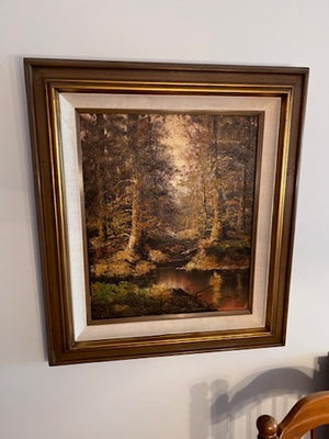 Original Oil Painting "Spring Lake" by J. Silvana