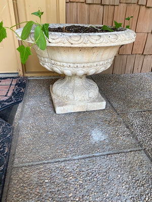 2 Outdoor Concrete Urn Planters
