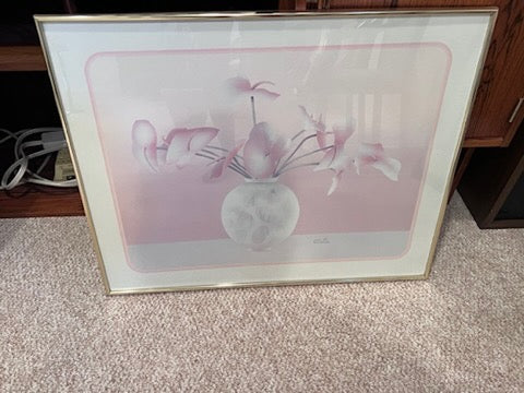 Vintage Signed Print by Carlos Rios