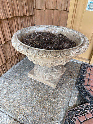 2 Outdoor Concrete Urn Planters