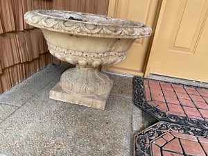 2 Outdoor Concrete Urn Planters