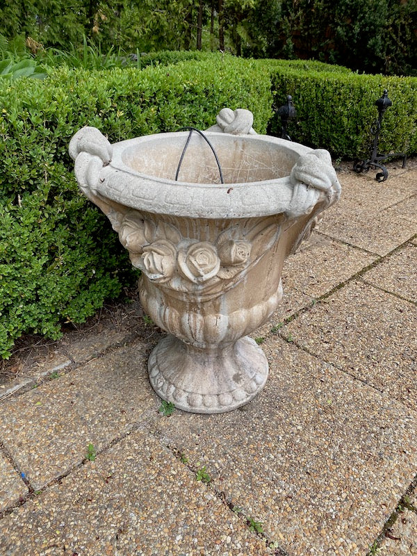 Large Outdoor Concrete Urn Planter