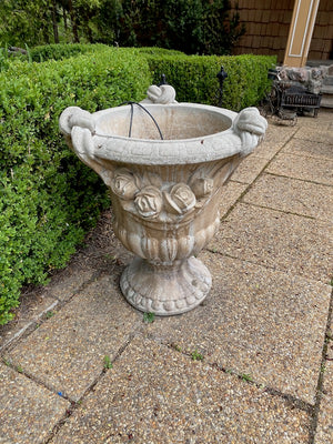 Large Outdoor Concrete Urn Planter