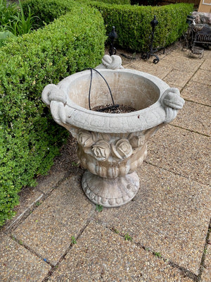 Large Outdoor Concrete Urn Planter