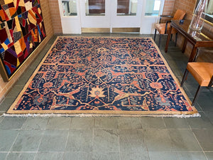 Turkish Hand Spun Sheep Wool Rug- Azeri Carpets