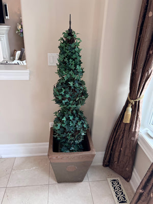 Faux Tree with Planter