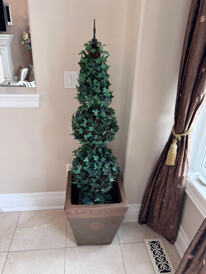Faux Tree with Planter