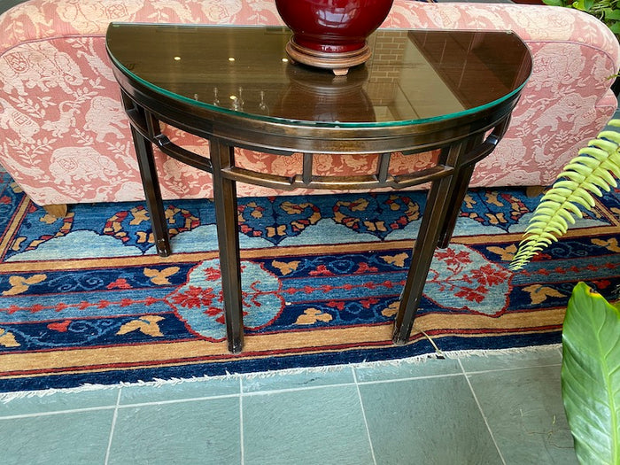 Wood Demilune Table- Guildhall Cabinet Shops Ltd. (*2 Available)