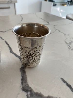 2 Sterling Silver Kiddush Cups