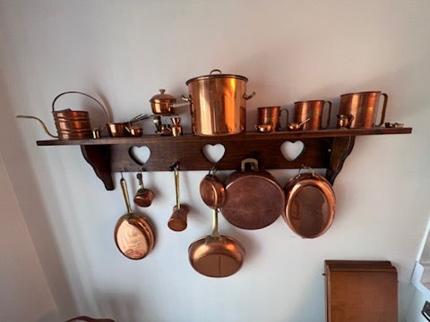 Vintage Copper Pots & Pans Lot (Made in Portugal & Switzerland)
