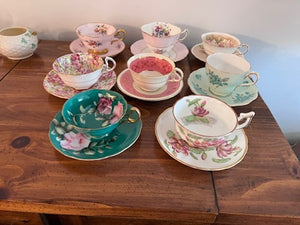 8 Cups & Saucers