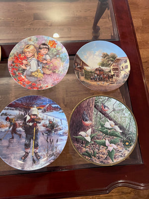 6 Collector Plates Lot