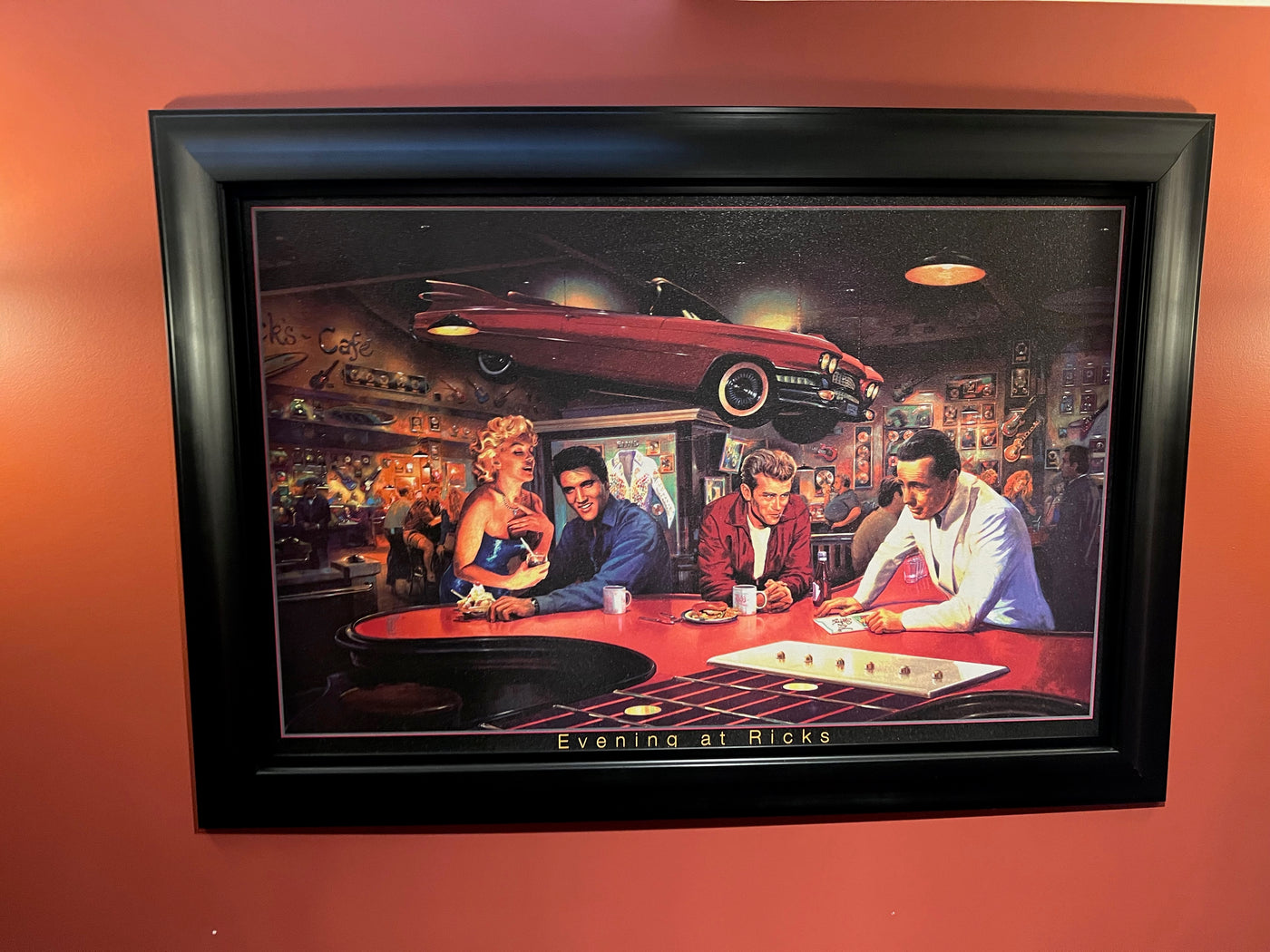 Evening’s at Rick’s by e Bungarda George Bungarda | GEORGE BUNGARDA PRINT 'EVENING AT RICKS