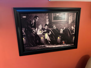 ames Dean Marilyn Monroe Elvis Presley and Humphrey Bogart Wall Art